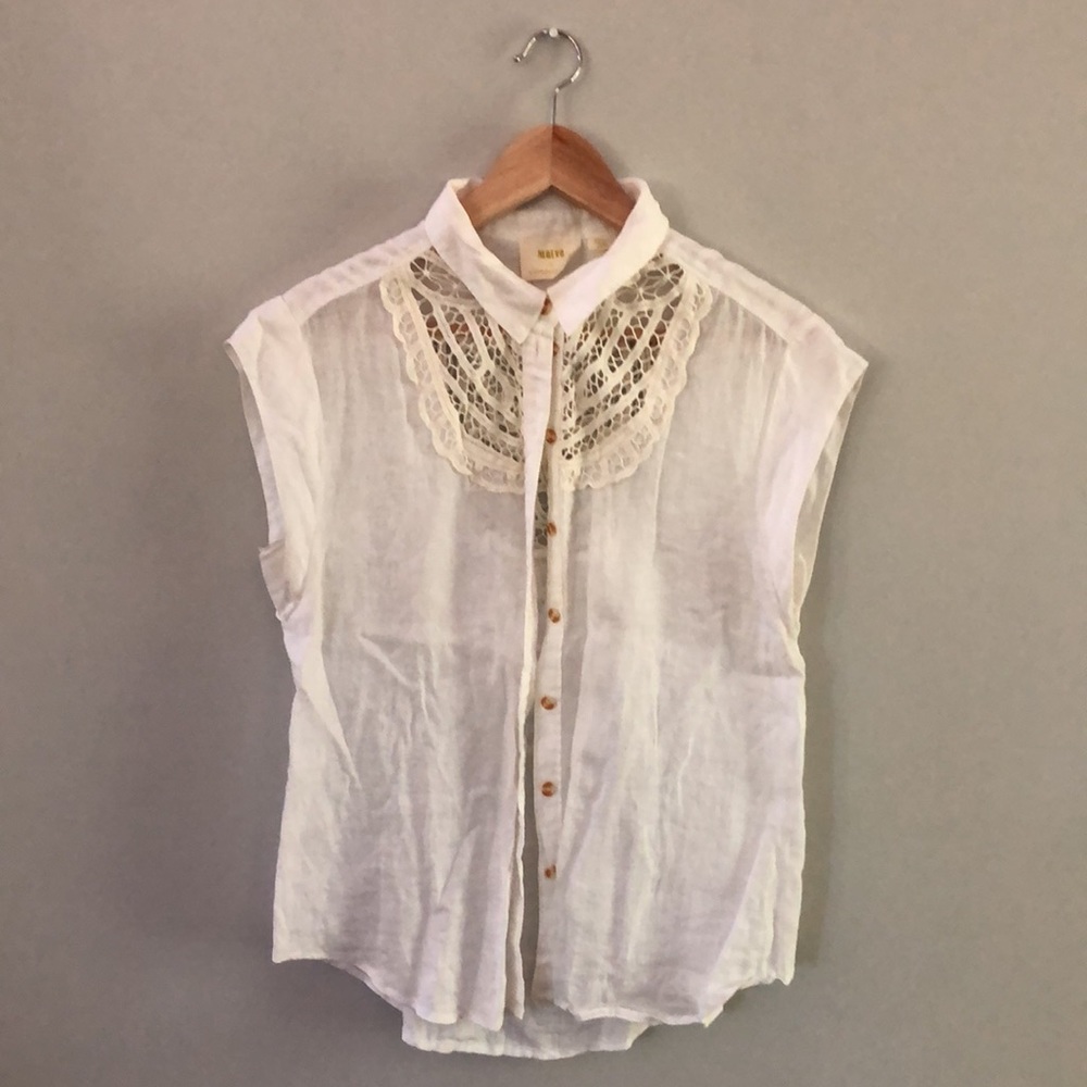 Anthropologie Linen Top